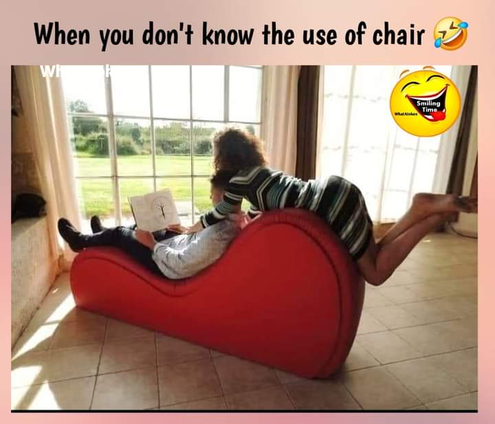 When You Don’t Know How to Use a Chair: A Misguided Moment